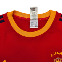 2002/04 Spain Home Football Shirt (L) Adidas #21 Enrique (WC2002) - Football Finery - FF204310