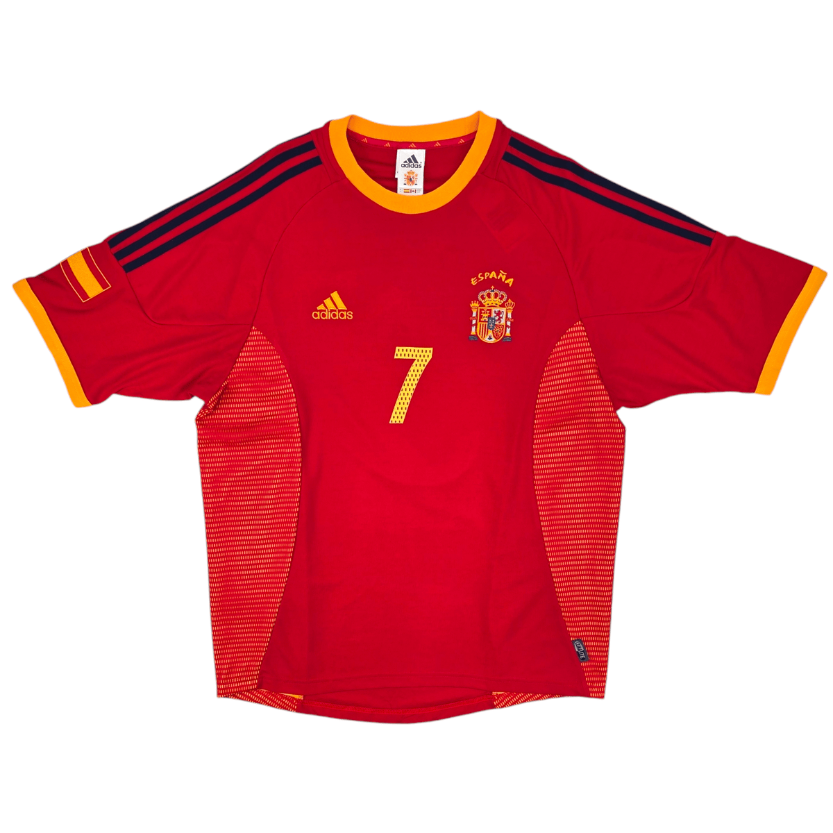 2002/04 Spain Home Football Shirt (L) Adidas #7 Raul - Football Finery - FF204573