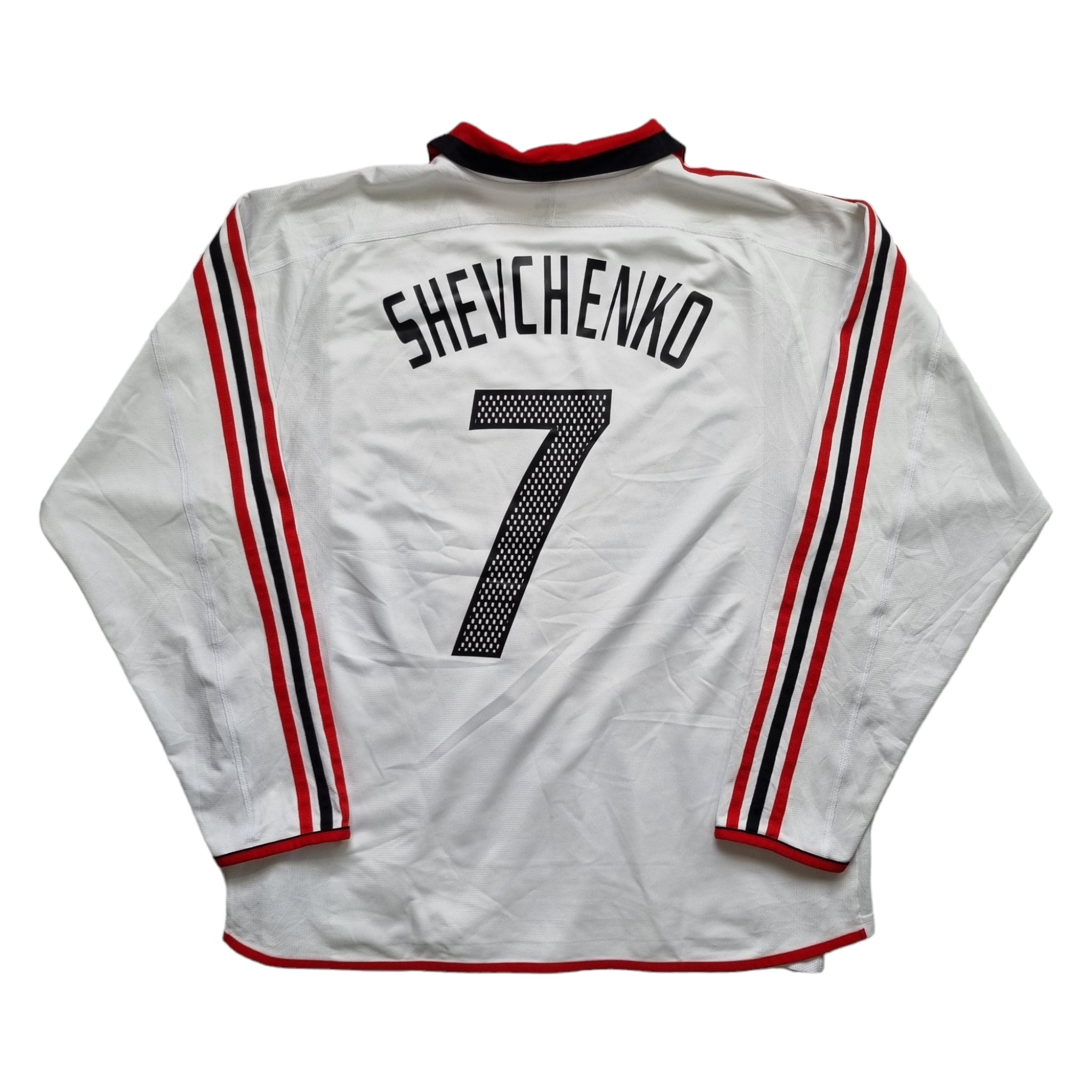 2003/04 AC Milan Away Football Shirt (XL) Adidas #7 Shevchenko