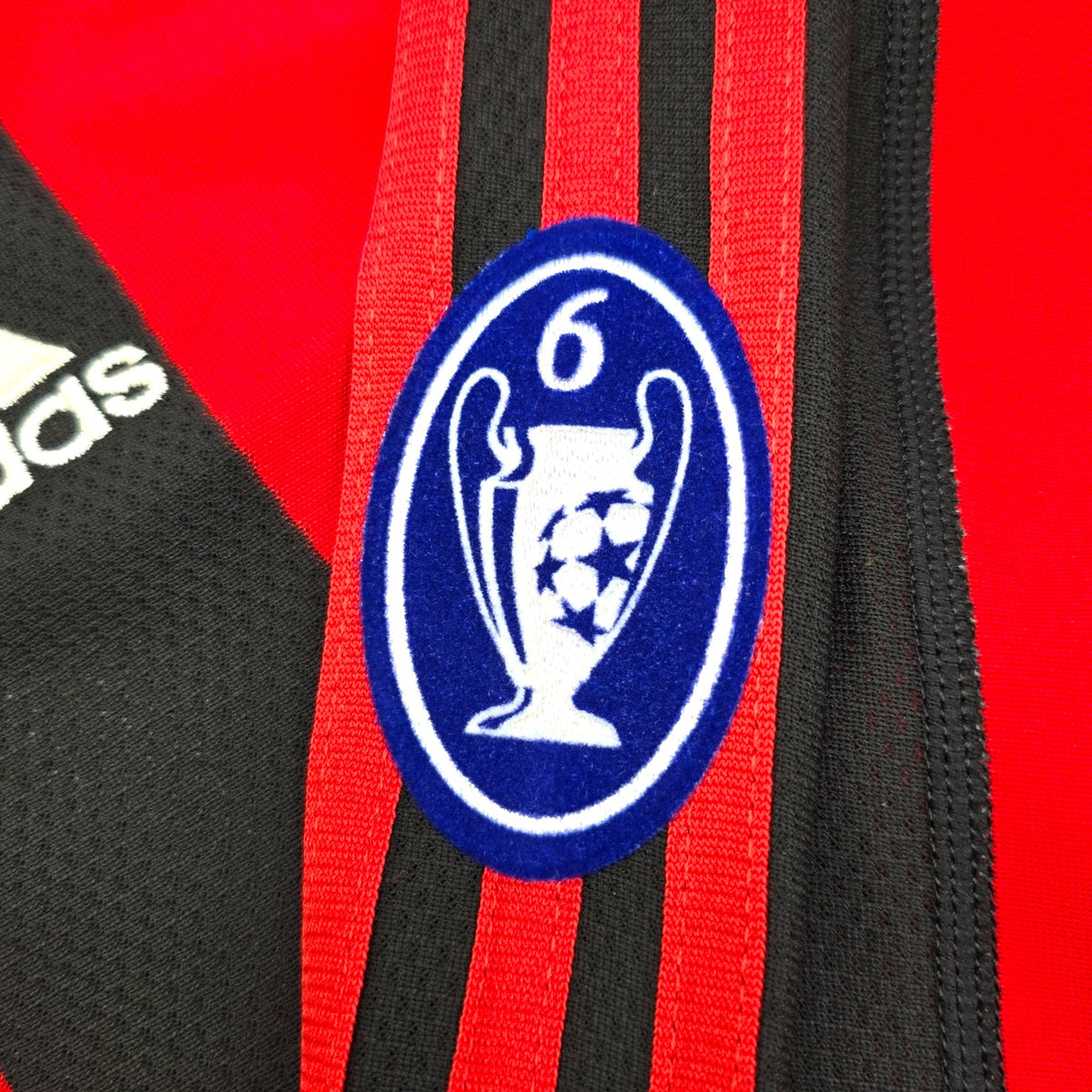 2003/04 AC Milan Home Football Shirt (M) Adidas #7 Shevchenko - Football Finery - FF204240