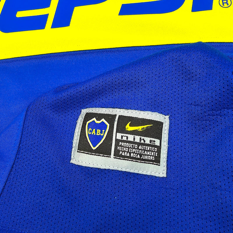 2003/04 Boca Juniors Home Football Shirt (XL) Nike - Football Finery - FF204060