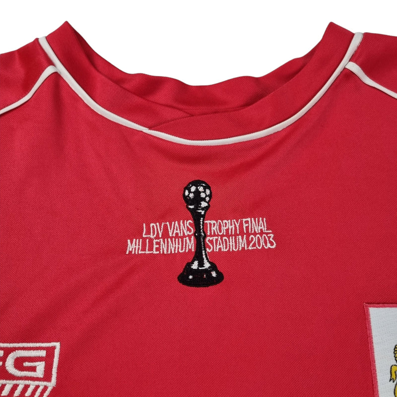 2003/04 Bristol City LDV Vans Final Special Football Shirt (L) TFG - Football Finery - FF202571