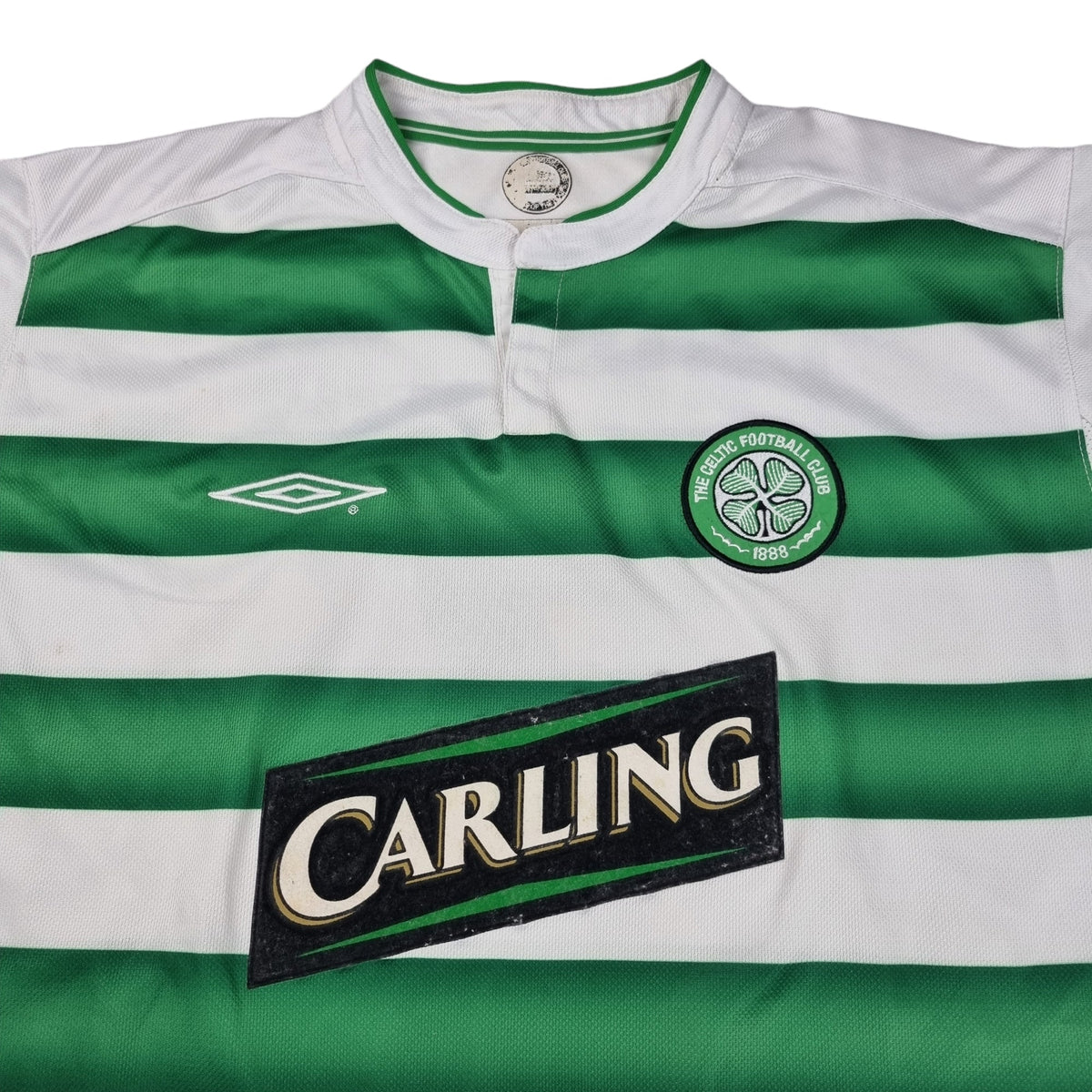 2003/04 Celtic Home Football Shirt (L) Umbro #7 Larsson - Football Finery - FF202663