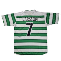 2003/04 Celtic Home Football Shirt (L) Umbro #7 Larsson - Football Finery - FF202663