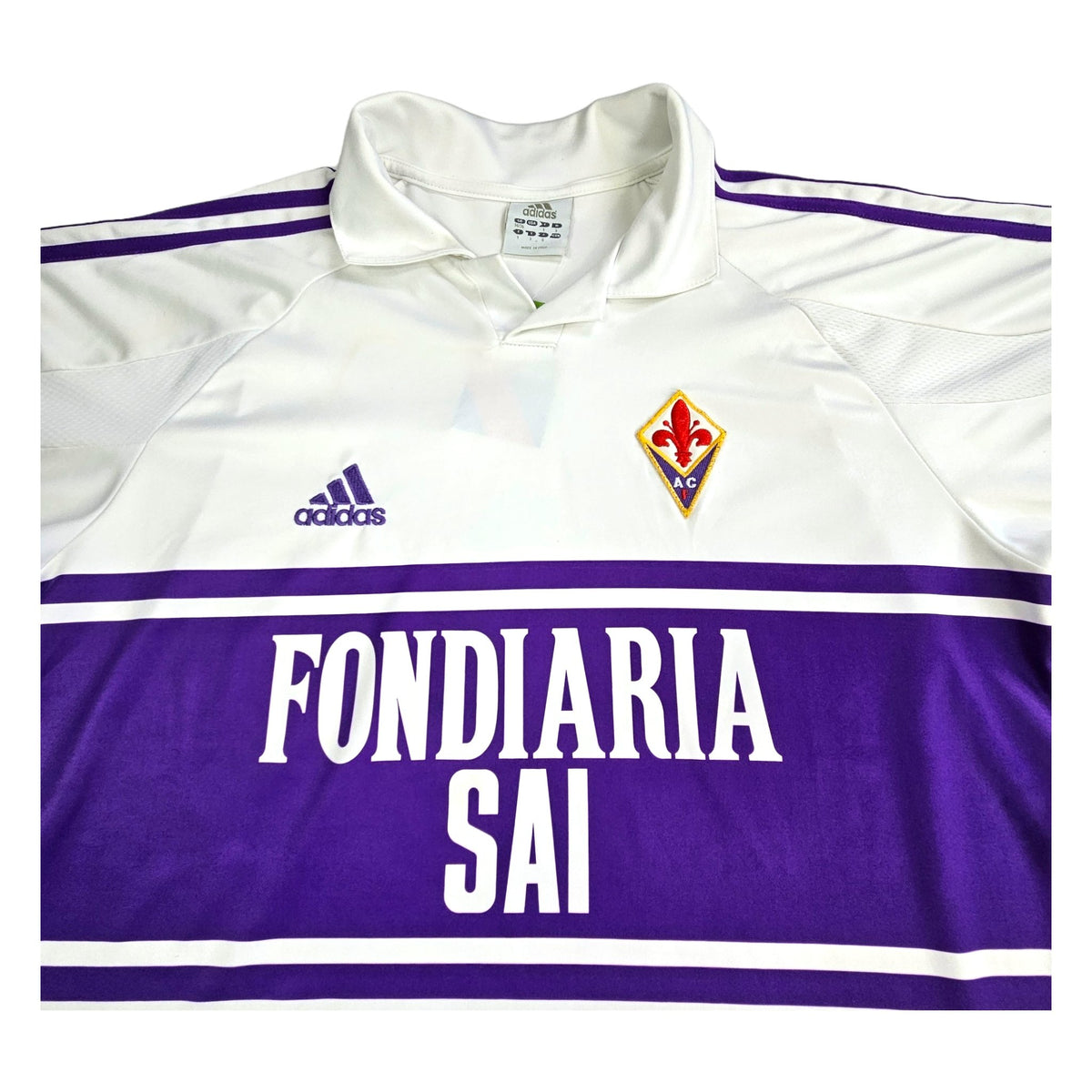 2003/04 Fiorentina Away Football Shirt (S) Adidas - Football Finery - FF202903