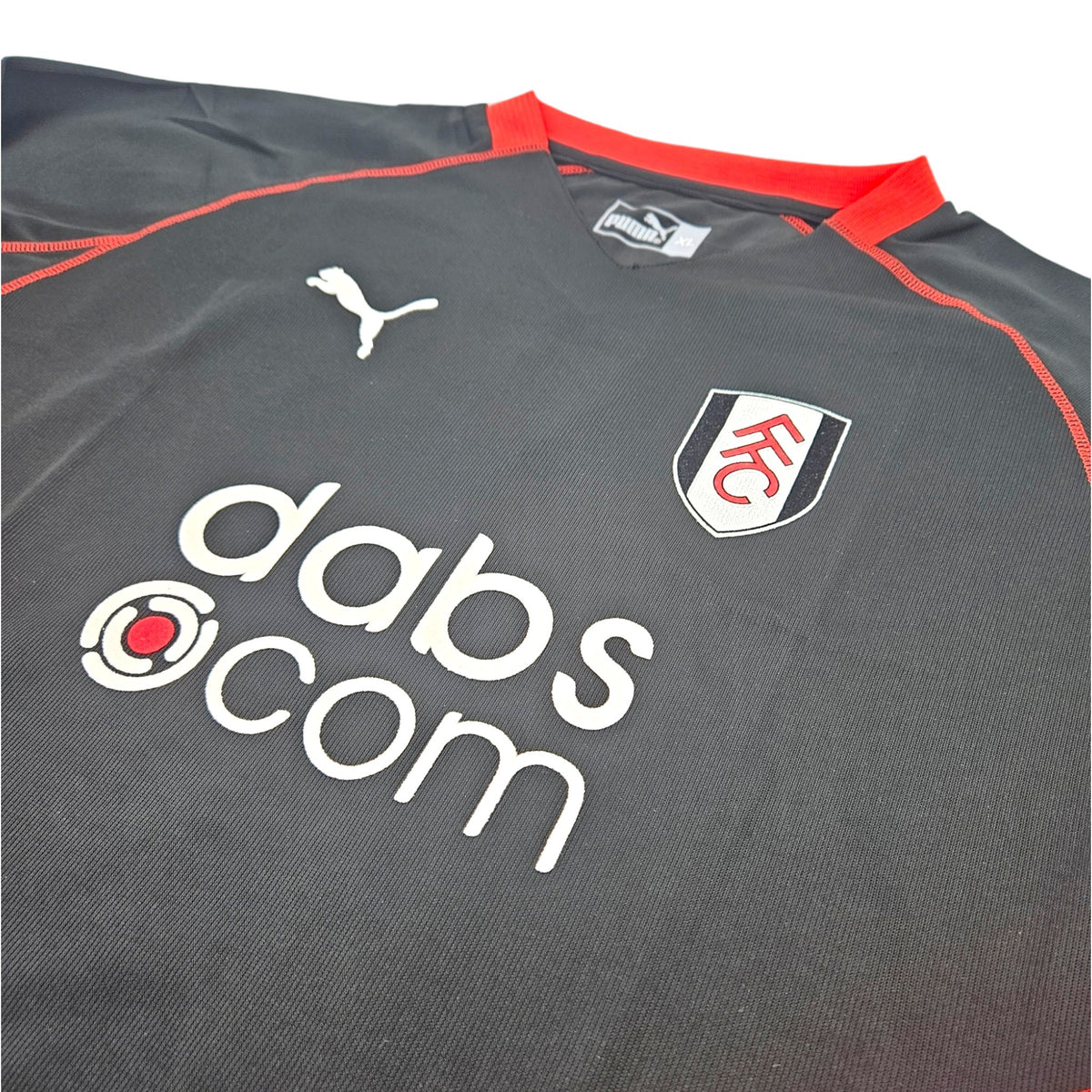 2003/04 Fulham Away Football Shirt (XL) Puma # 15 Halyes - Football Finery - FF203284