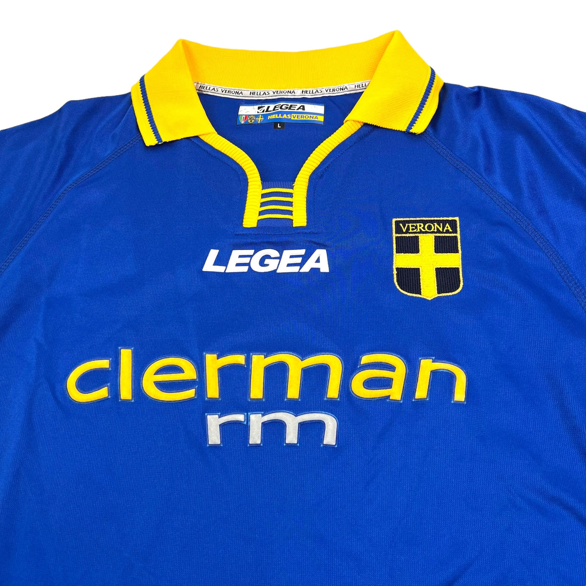 2003/04 Hellas Verona Home Football Shirt (L) LEGEA - Football Finery - FF203482