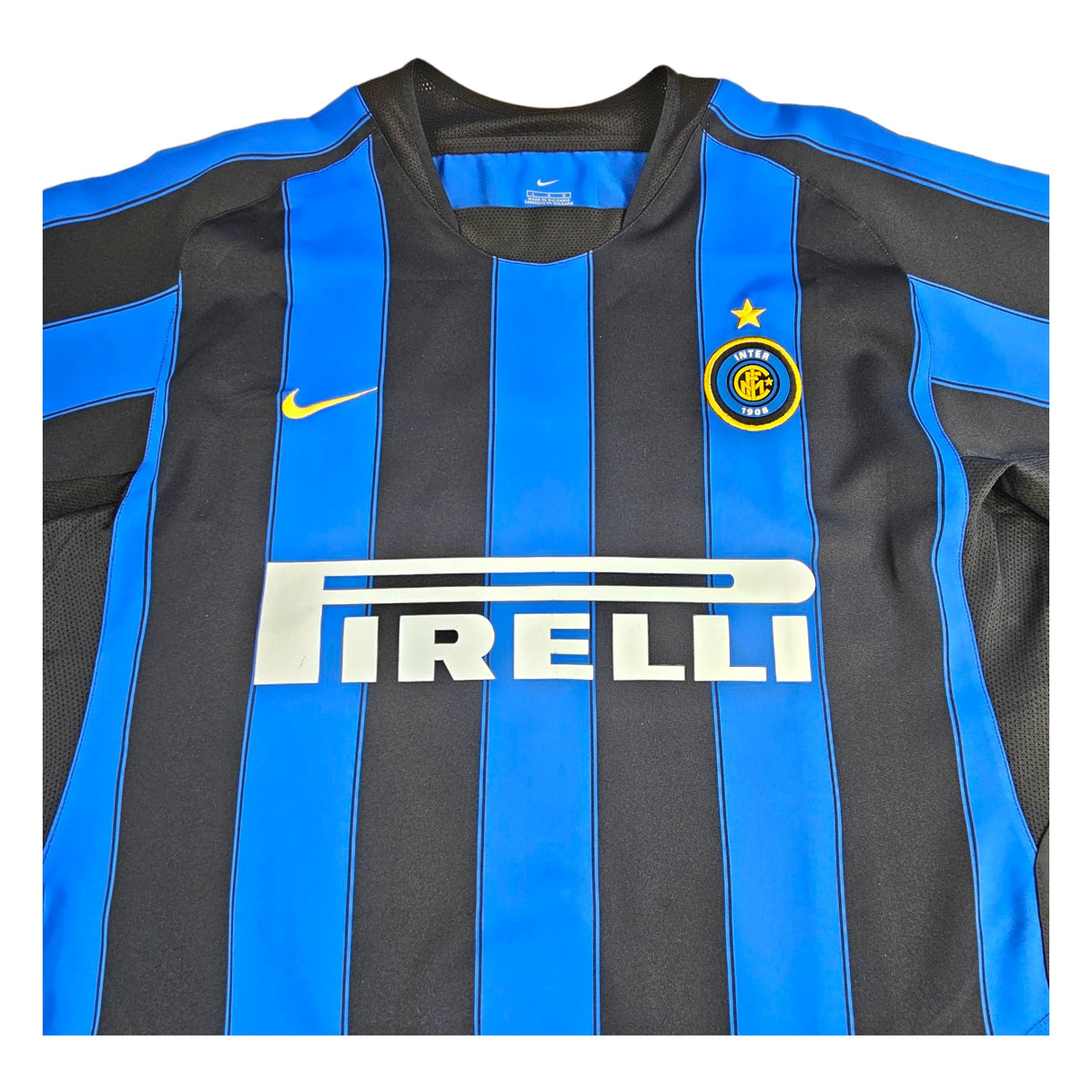 2003/04 Inter Milan Home Football Shirt (L) Nike # 32 Vieri - Football Finery - FF202584