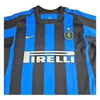 2003/04 Inter Milan Home Football Shirt (L) Nike # 32 Vieri - Football Finery - FF202584