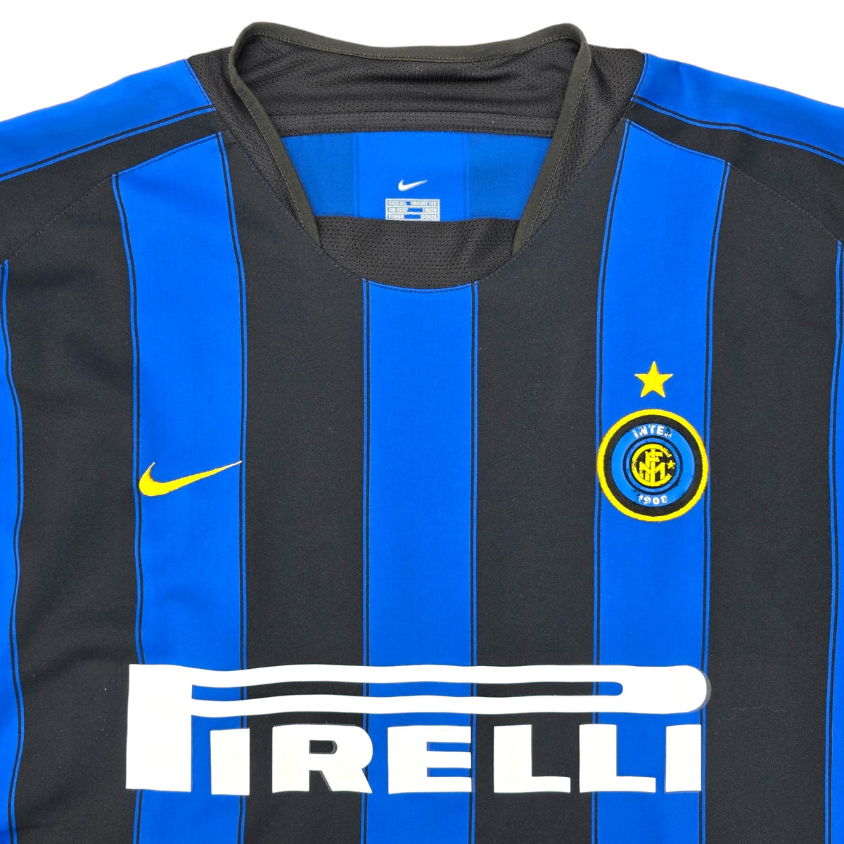 2003/04 Inter Milan Home Football Shirt (XL) Nike #10 Adriano - Football Finery - FF203787