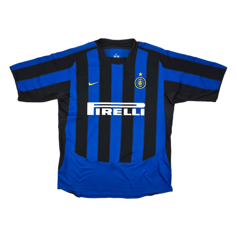 2003/04 Inter Milan Home Football Shirt (XL) Nike #10 Adriano - Football Finery - FF203787