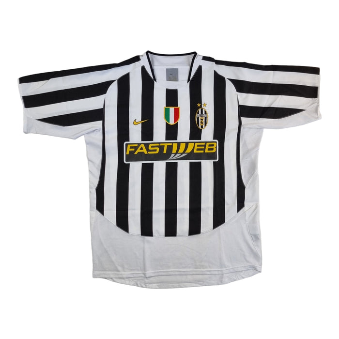 2003/04 Juventus Home Football Shirt (L) Nike #11 Nedved - Football Finery - FF202756