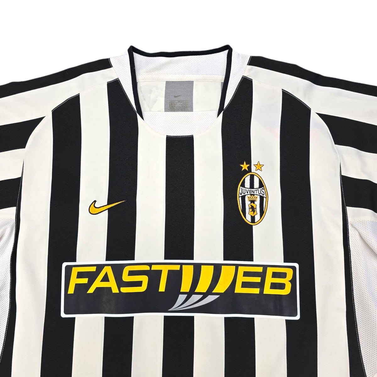 2003/04 Juventus Home Football Shirt (L) Nike #11 Nedved - Football Finery - FF204238