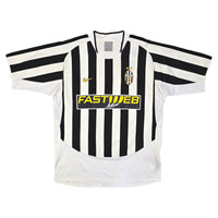 2003/04 Juventus Home Football Shirt (L) Nike #11 Nedved - Football Finery - FF204238