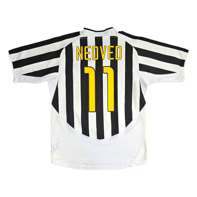 2003/04 Juventus Home Football Shirt (M) Nike # 11 Nedved - Football Finery - FF202919