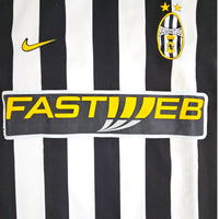 2003/04 Juventus Home Football Shirt (M) Nike # 11 Nedved - Football Finery - FF202919