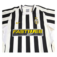 2003/04 Juventus Home Football Shirt (M) Nike # 11 Nedved - Football Finery - FF202919