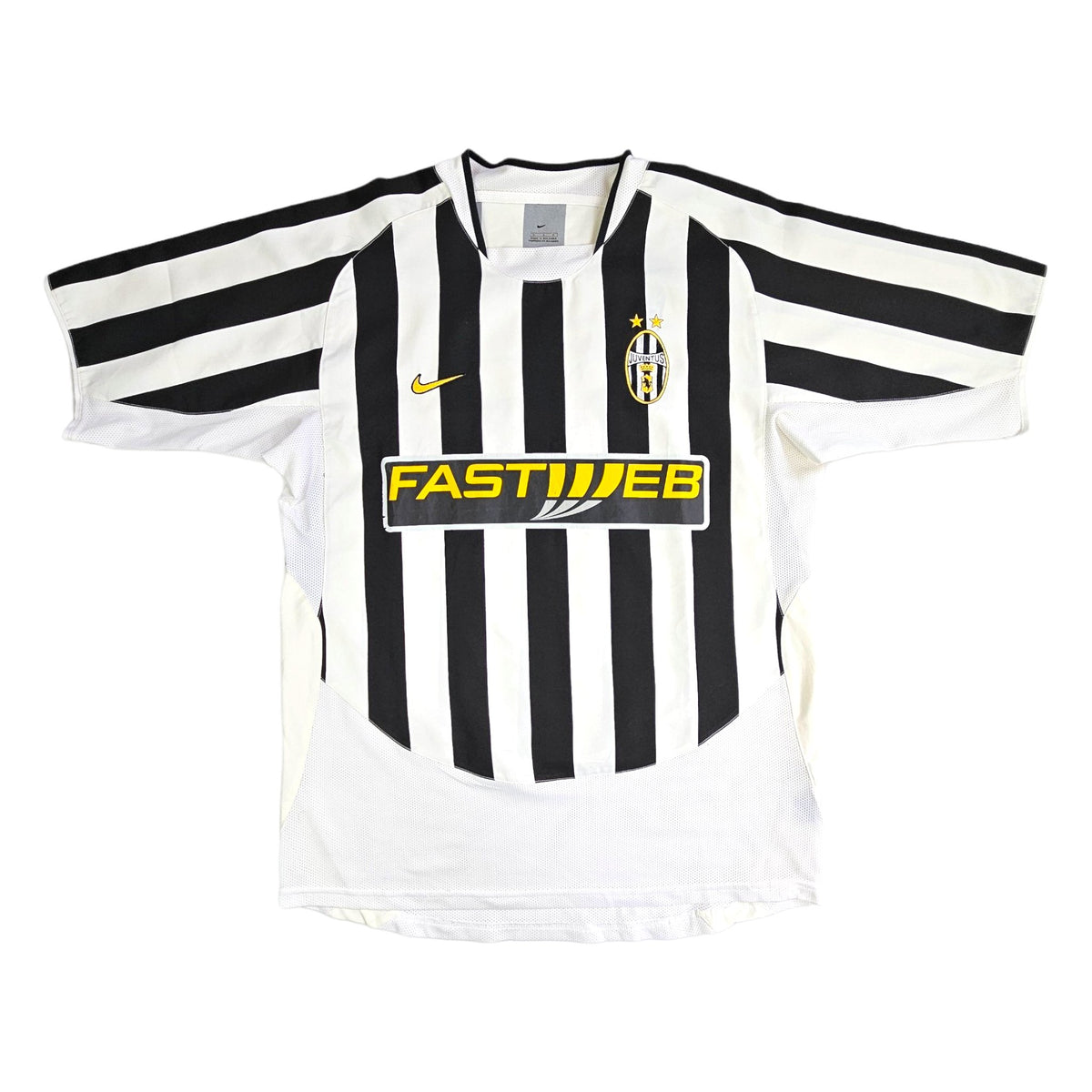 2003/04 Juventus Home Football Shirt (M) Nike # 11 Nedved - Football Finery - FF202919