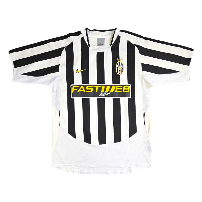 2003/04 Juventus Home Football Shirt (M) Nike # 11 Nedved - Football Finery - FF202919