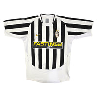 2003/04 Juventus Home Football Shirt (M) Nike #19 Zambrotta - Football Finery - FF204239