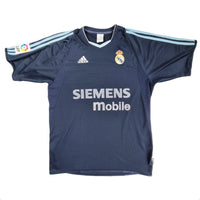 2003/04 Real Madrid Away Football Shirt (M) Adidas # 23 Beckham - Football Finery - FF202455