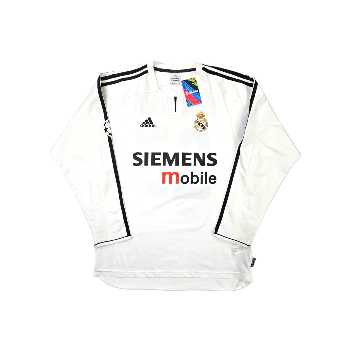 2003/04 Real Madrid Home Football Shirt (M) Adidas #23 Beckham - Football Finery - FF203519