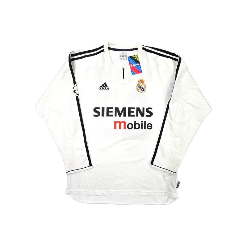 2003/04 Real Madrid Home Football Shirt (M) Adidas #23 Beckham - Football Finery - FF203519