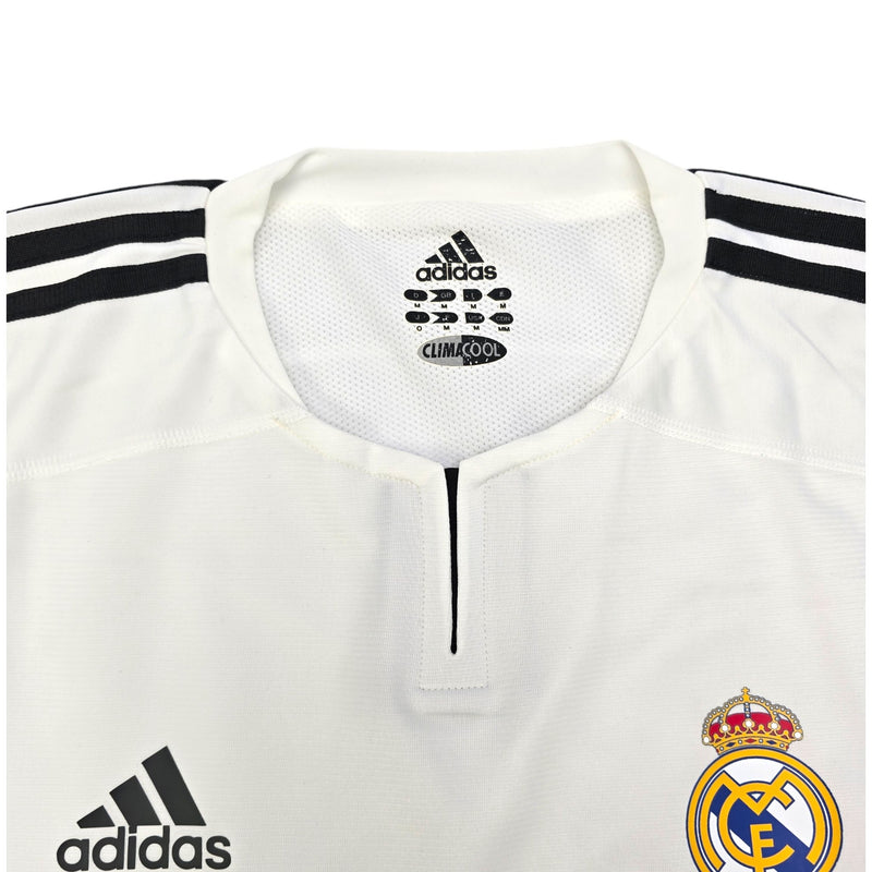 2003/04 Real Madrid Home Football Shirt (M) Adidas #23 Beckham (Player Version) - Football Finery - FF204245