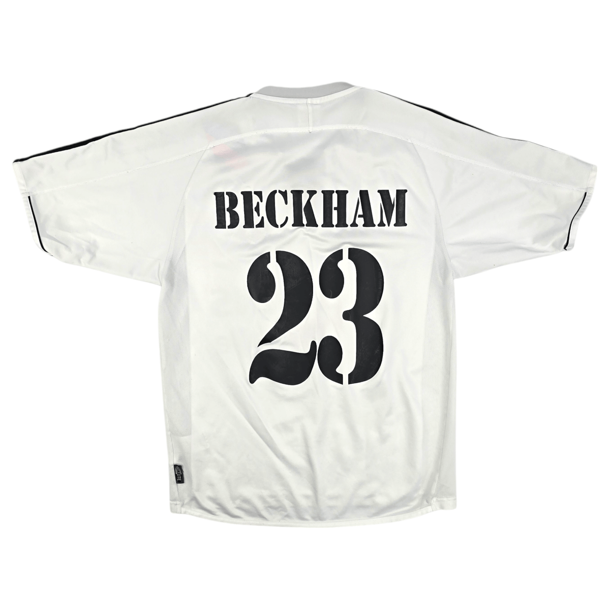 2003/04 Real Madrid Home Football Shirt (S) Adidas #23 Beckham - Football Finery - FF204454