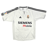 2003/04 Real Madrid Home Football Shirt (S) Adidas #23 Beckham - Football Finery - FF204454