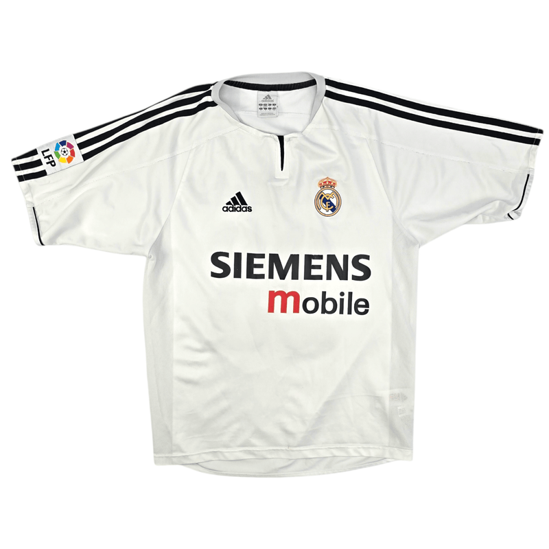 2003/04 Real Madrid Home Football Shirt (S) Adidas #23 Beckham - Football Finery - FF204454