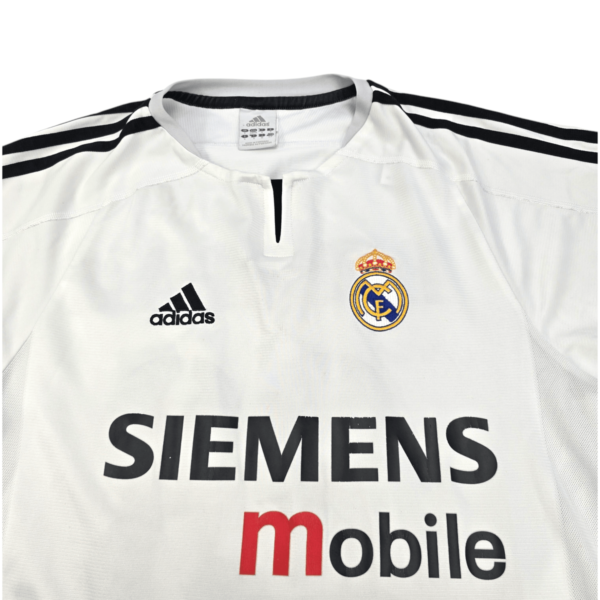 2003/04 Real Madrid Home Football Shirt (S) Adidas #23 Beckham - Football Finery - FF204454