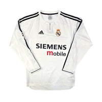 2003/04 Real Madrid Home Football Shirt (S) Adidas #9 Ronaldo (UCL) - Football Finery - FF204244