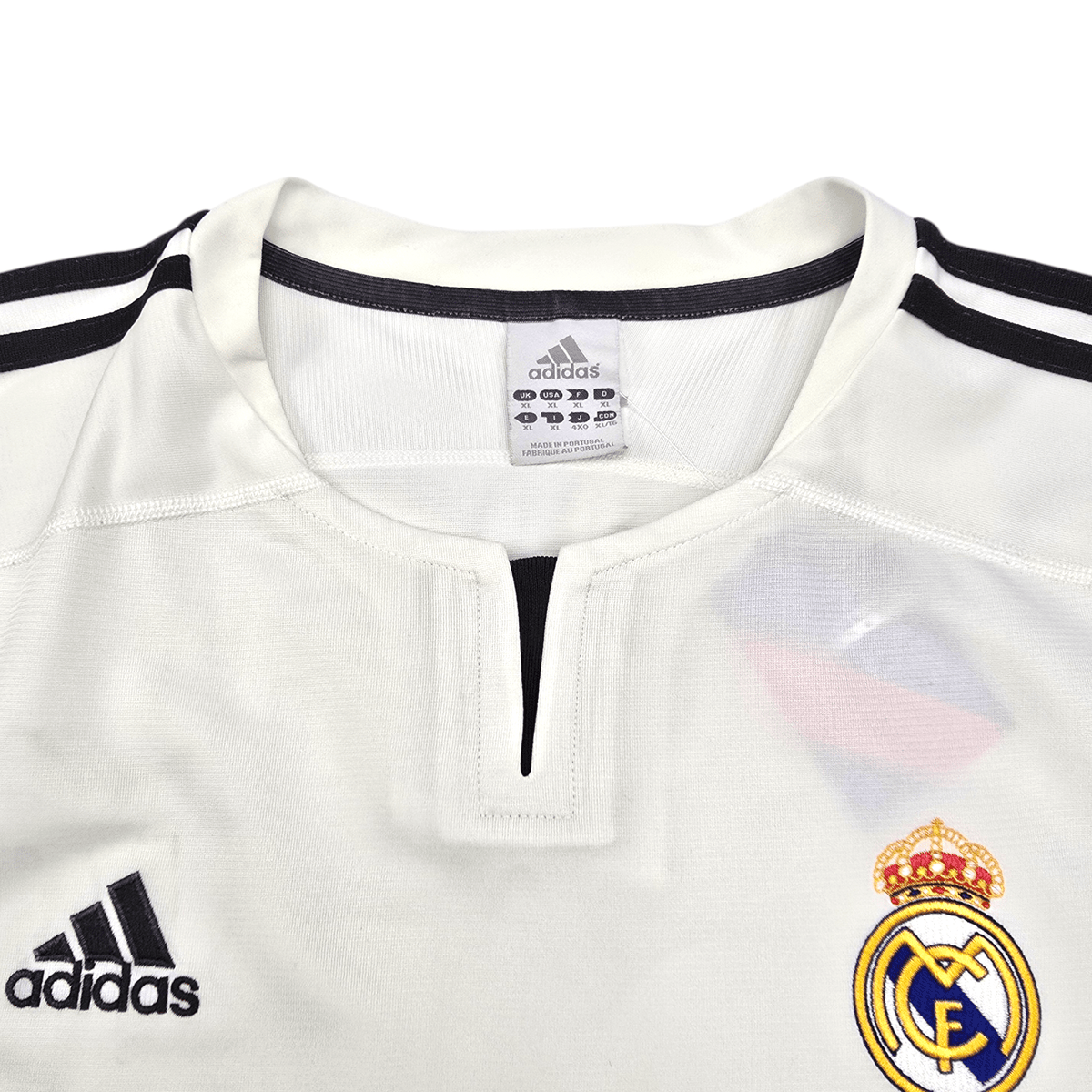 2003/04 Real Madrid Home Football Shirt (XL) Adidas #23 Beckham - Football Finery - FF204485