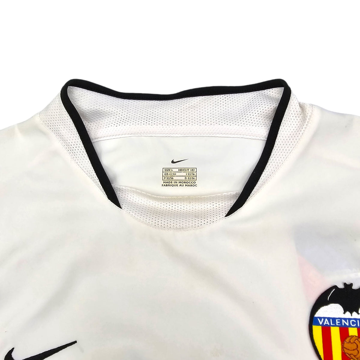 2003/04 Valencia Home Football Shirt (L) Nike - Football Finery - FF204341