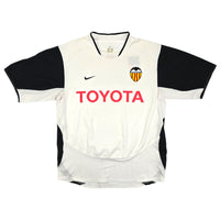 2003/04 Valencia Home Football Shirt (L) Nike - Football Finery - FF204341