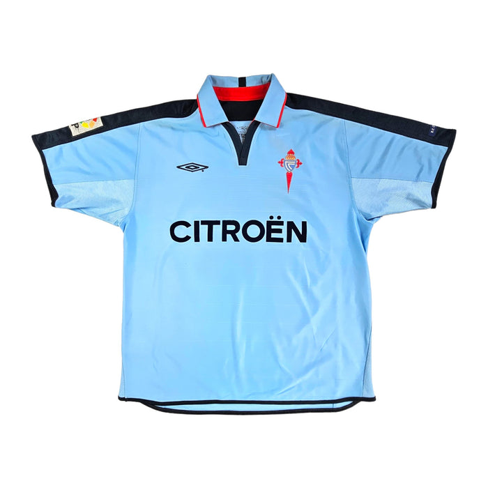 2003/05 Celta Vigo Home Football Shirt (L) Umbro # 10 Mostovoi - Football Finery - FF202769