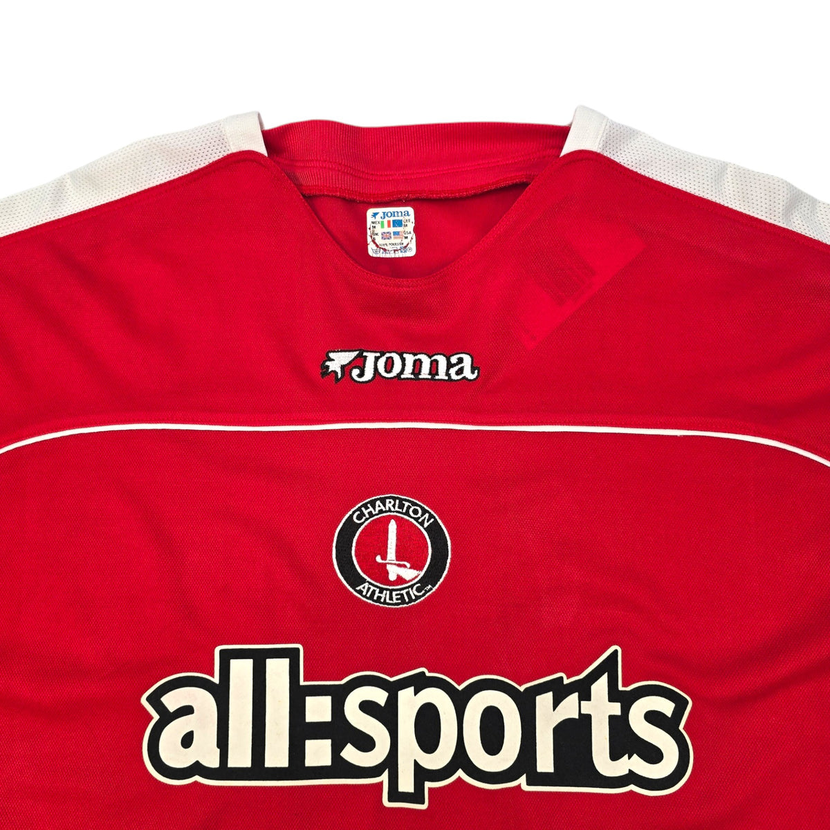 2003/05 Charlton Athletic Home Football Shirt (M) Joma #11 Di Canio - Football Finery - FF204335