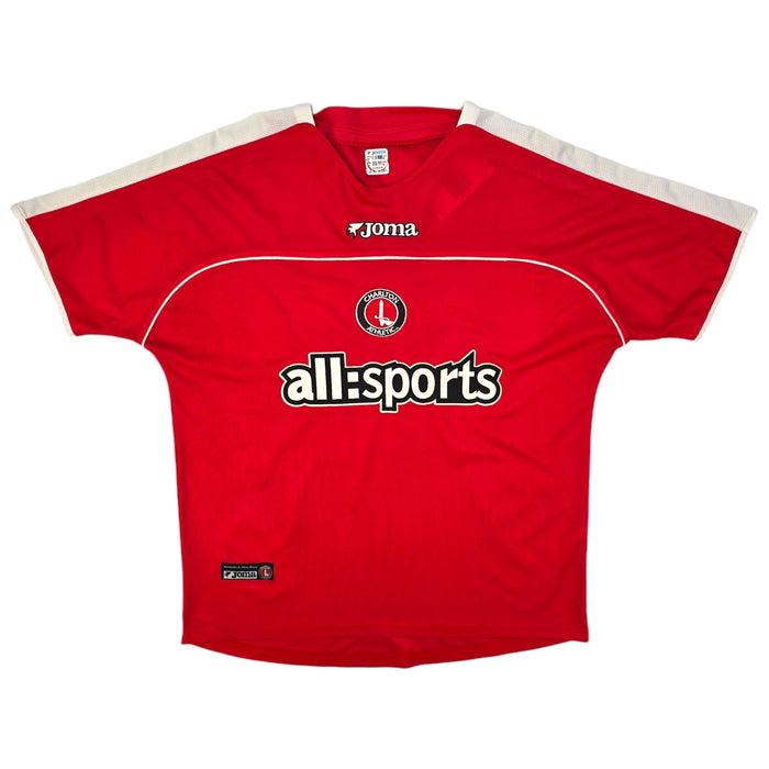 2003/05 Charlton Athletic Home Football Shirt (M) Joma #11 Di Canio - Football Finery - FF204335