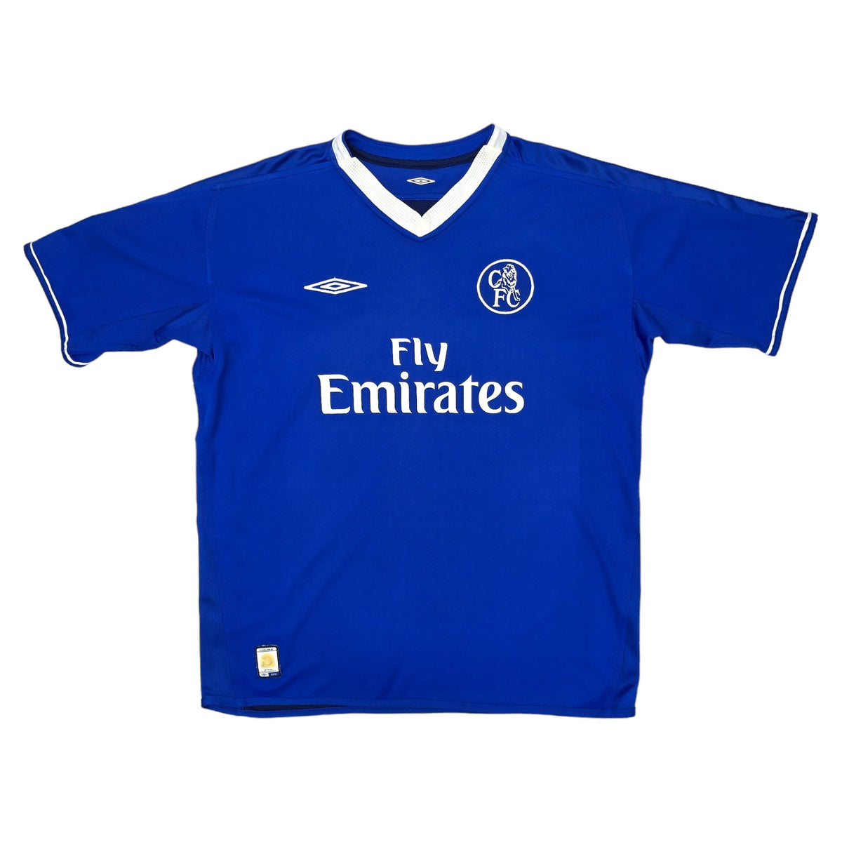 2003/05 Chelsea Home Football Shirt (L) Umbro #4 Makelele (UCL) - Football Finery - FF203858