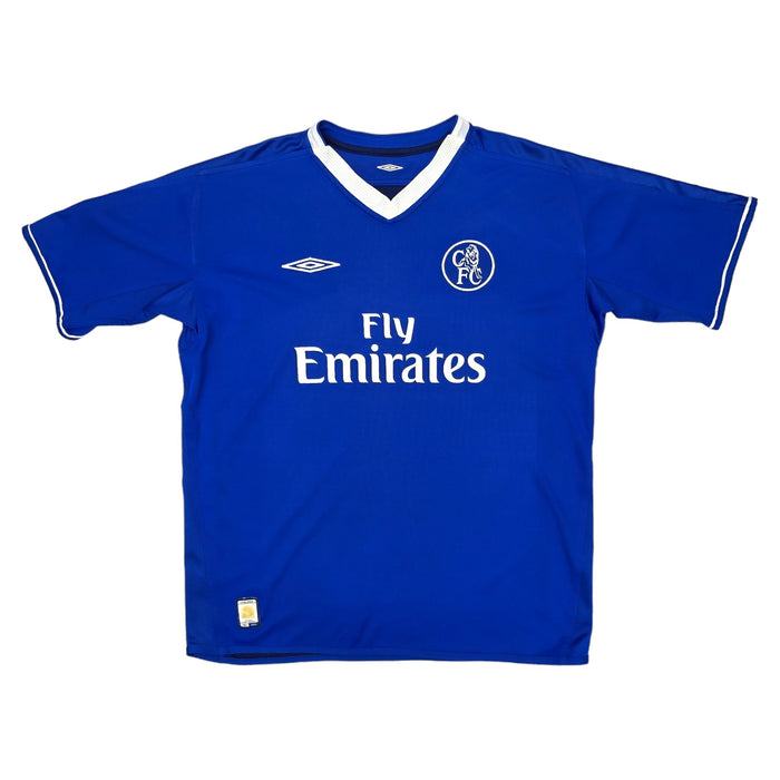 2003/05 Chelsea Home Football Shirt (L) Umbro #4 Makelele (UCL) - Football Finery - FF203858