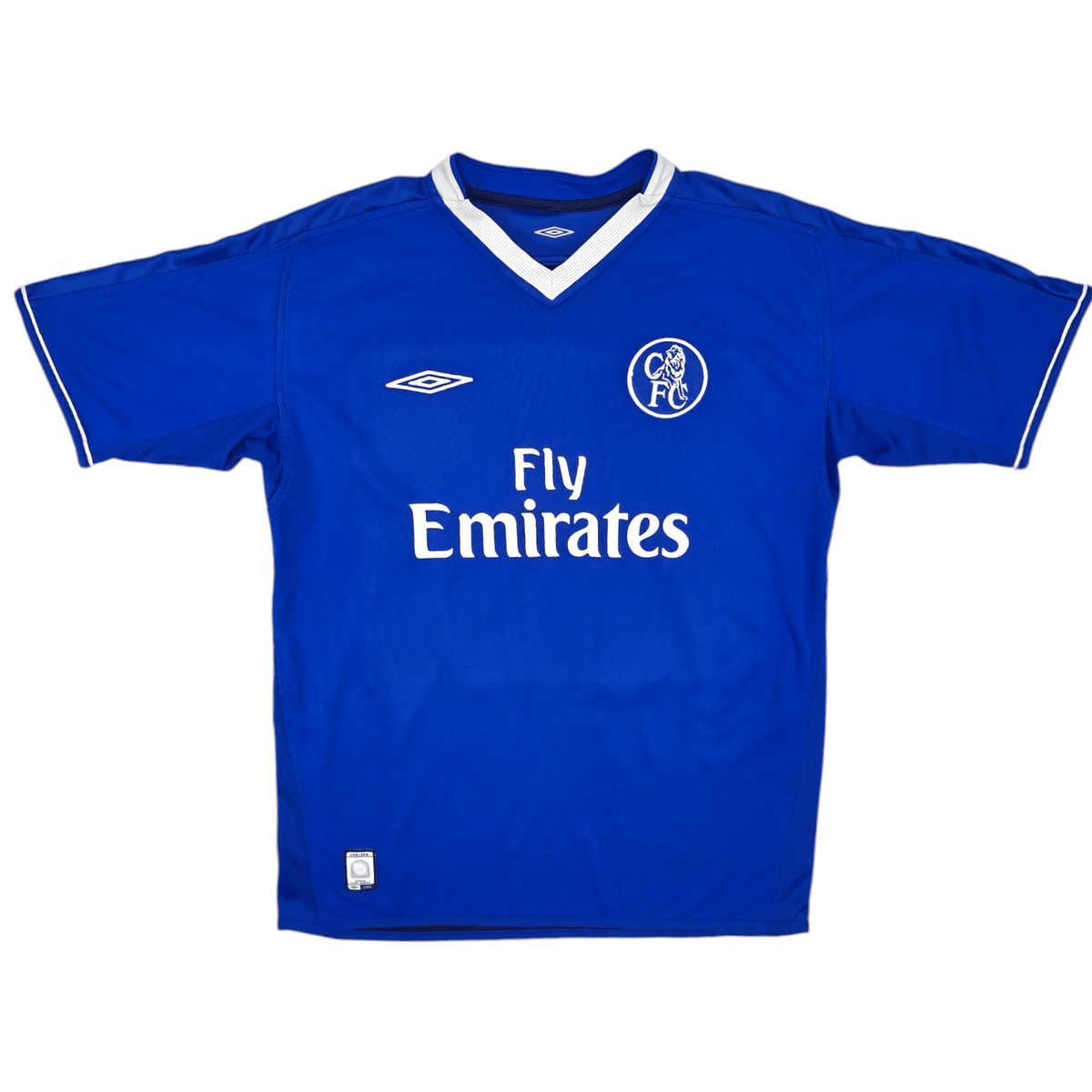 2003/05 Chelsea Home Football Shirt (M) Umbro #15 Drogba - Football Finery - FF204496