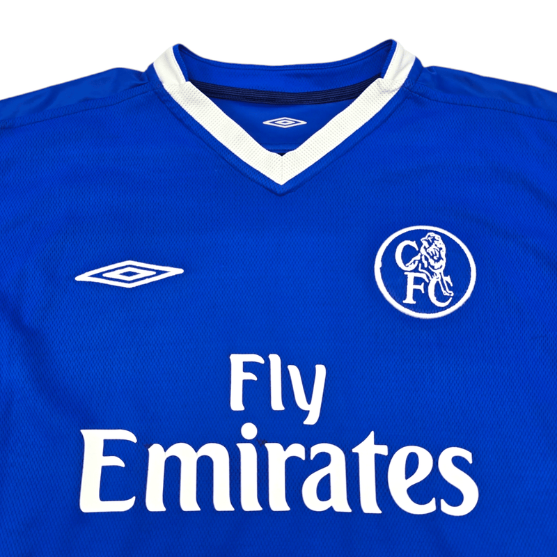 2003/05 Chelsea Home Football Shirt (M) Umbro #15 Drogba - Football Finery - FF204496