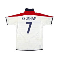 2003/05 England Home Football Shirt (L) Umbro #7 Beckham - Football Finery - FF203914