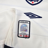 2003/05 England Home Football Shirt (L) Umbro #7 Beckham - Football Finery - FF204089