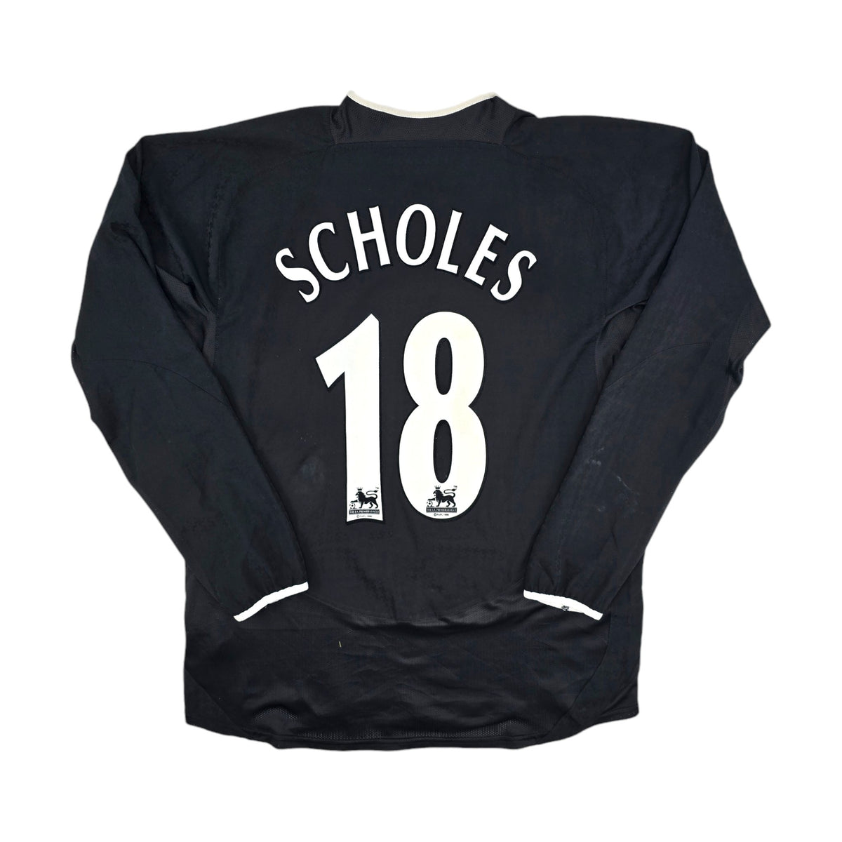 2003/05 Manchester United Away Football Shirt (L) Nike #18 Scholes - Football Finery - FF204331