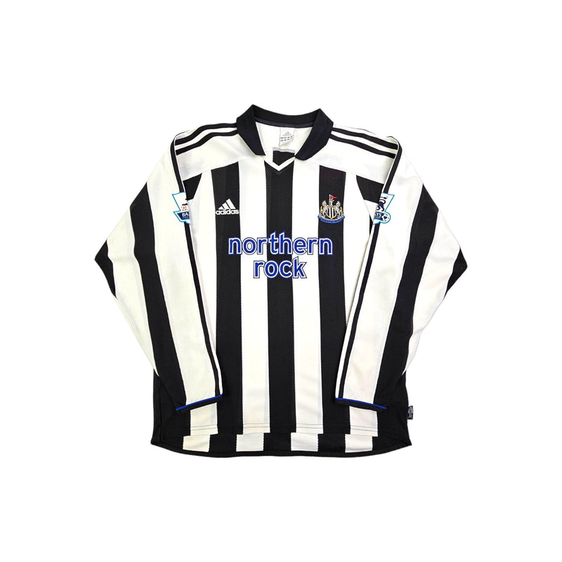 2003/05 Newcastle United Home Football Shirt (M) Adidas #11 Speed - Football Finery - FF203563