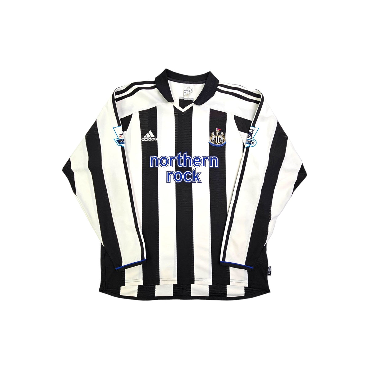 2003/05 Newcastle United Home Football Shirt (M) Adidas #11 Speed - Football Finery - FF203563