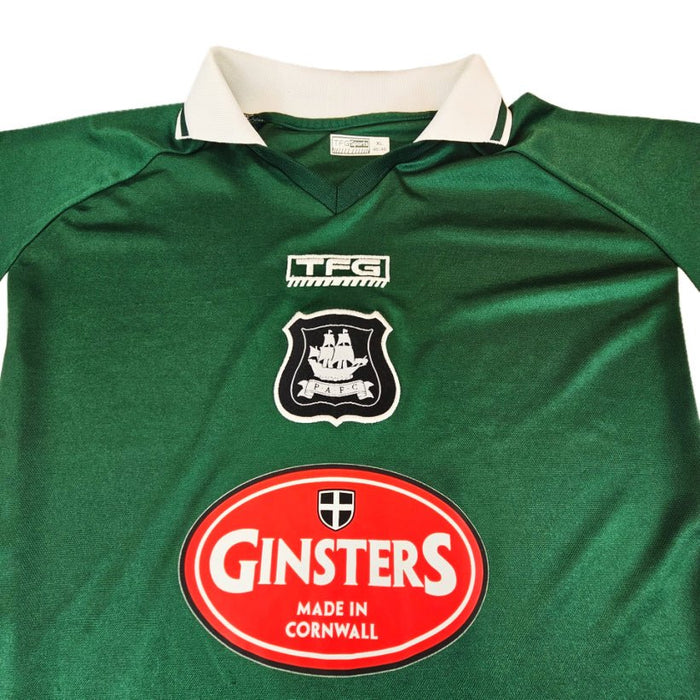 2003/05 Plymouth Argyle Home Football Shirt (XL) TFG - Football Finery - FF203319