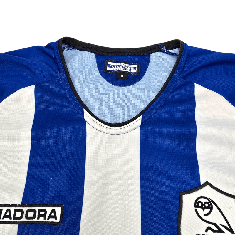 2003/05 Sheffield Wednesday Home Football Shirt (XL) Diadora - Football Finery - FF204501